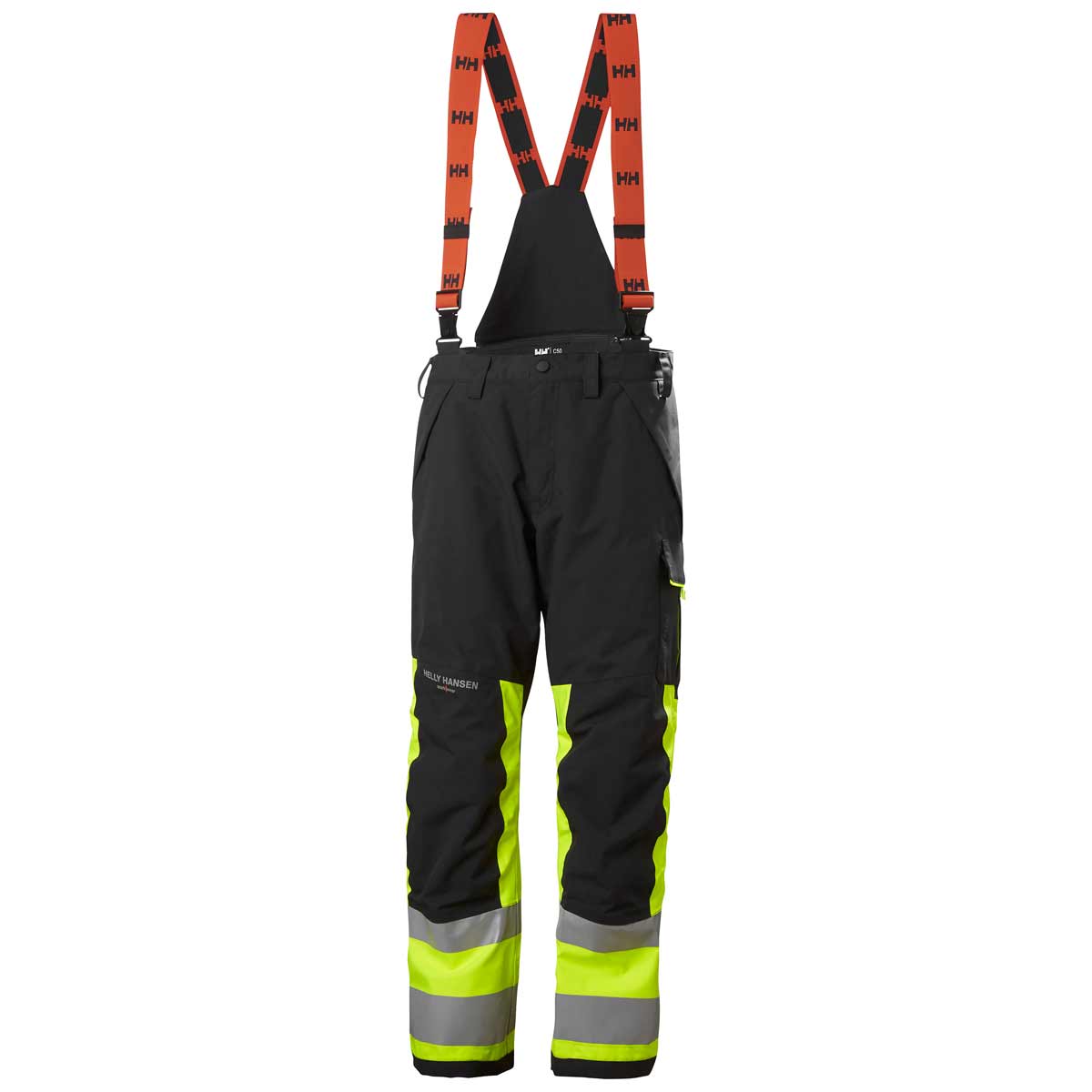 Helly-Hansen-Alna-2.0-Hi-Vis-Waterproof-Shell-Bib-Pant-Class-1-Yeoow-Front Helly-Hansen-Alna-2.0-Hi-Vis-Waterproof-Shell-Bib-Pant-Class-1-Yeoow-Front