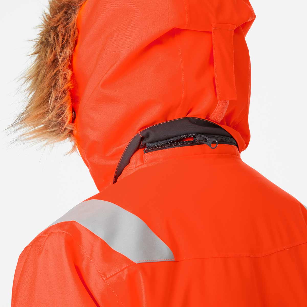 Helly-Hansen-Alna-2.0-Winter-Insulated-Parka---Orange-Hood-Rear Helly-Hansen-Alna-2.0-Winter-Insulated-Parka---Orange-Hood-Rear