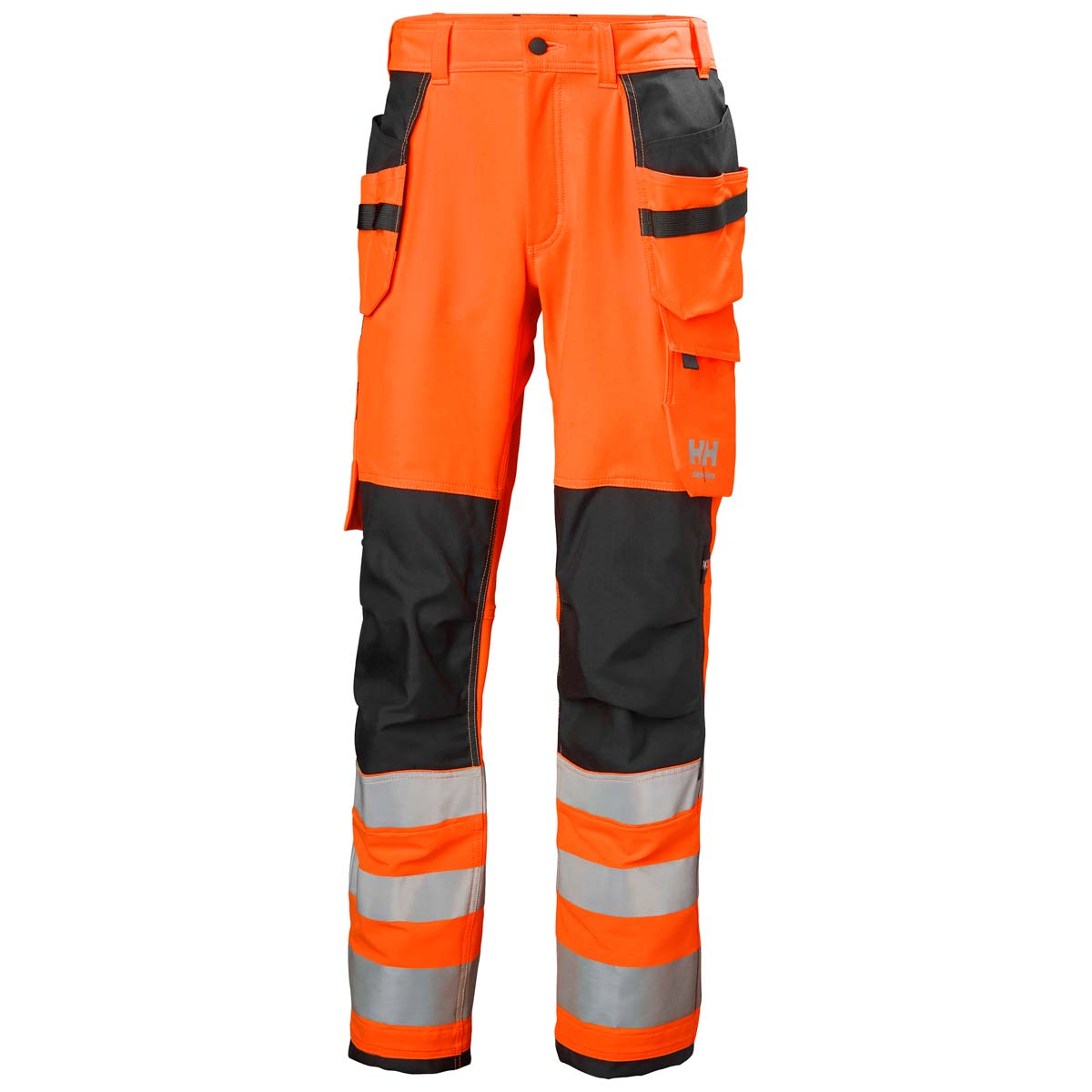Helly Hansen Alna 4X Construction Pant CL2 - Orange Front Helly Hansen Alna 4X Construction Pant CL2 - Orange Front