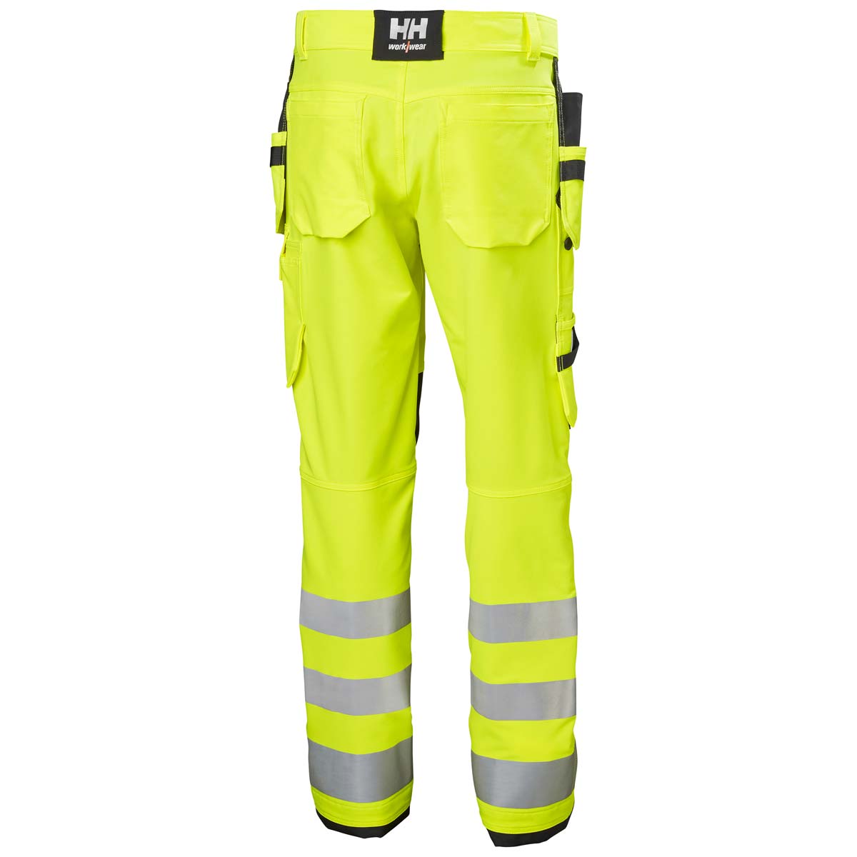 Helly Hansen Alna 4X Construction Pant CL2 - Yellow Rear Helly Hansen Alna 4X Construction Pant CL2 - Yellow Rear