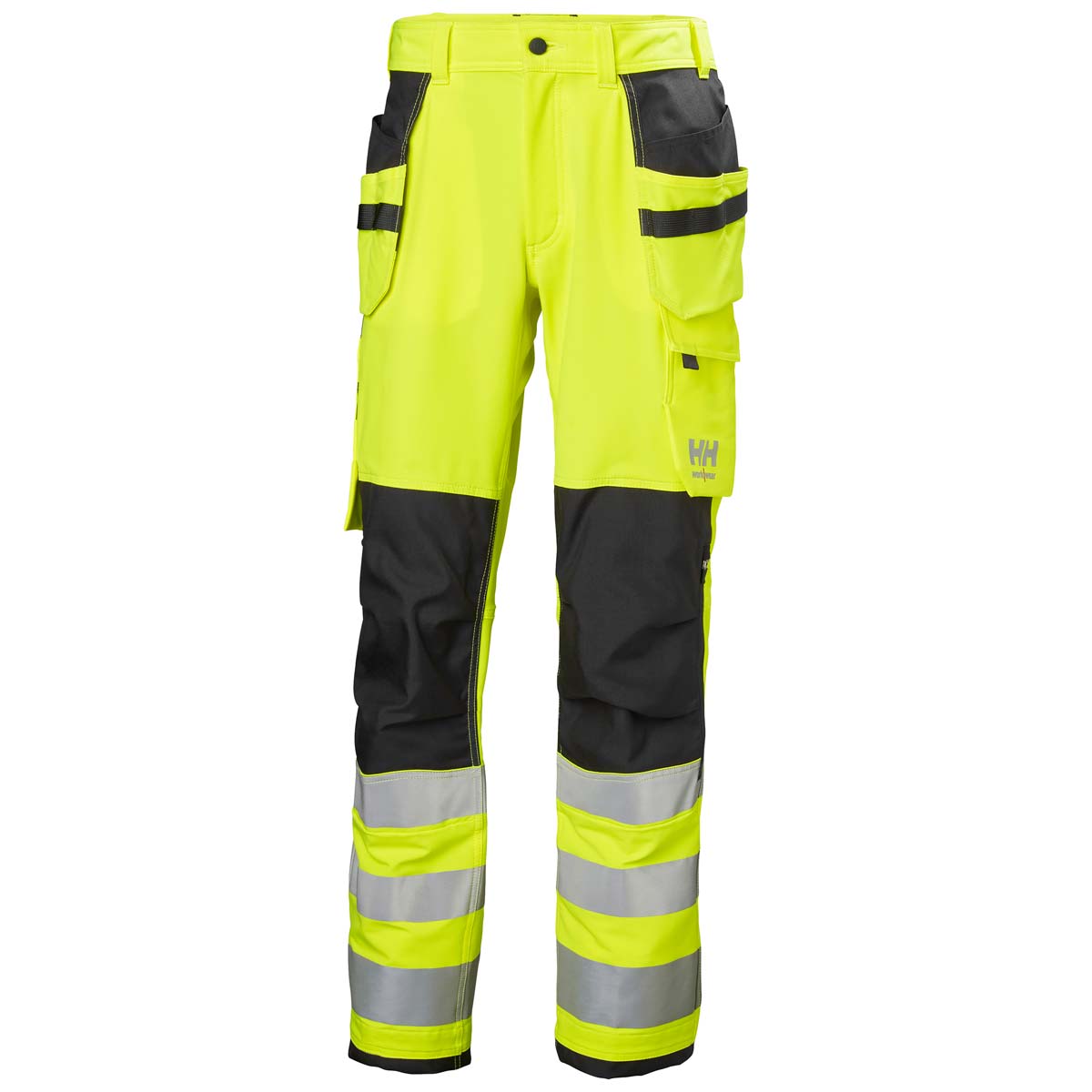 Helly Hansen Alna 4X Construction Pant CL2 - Yellow Front Helly Hansen Alna 4X Construction Pant CL2 - Yellow Front