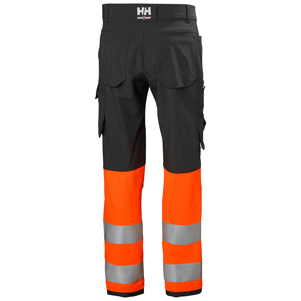Helly Hansen Alna 4X Work Pant CL1 - Orange/Ebony - Rear Helly Hansen Alna 4X Work Pant CL1 - Orange/Ebony - Rear
