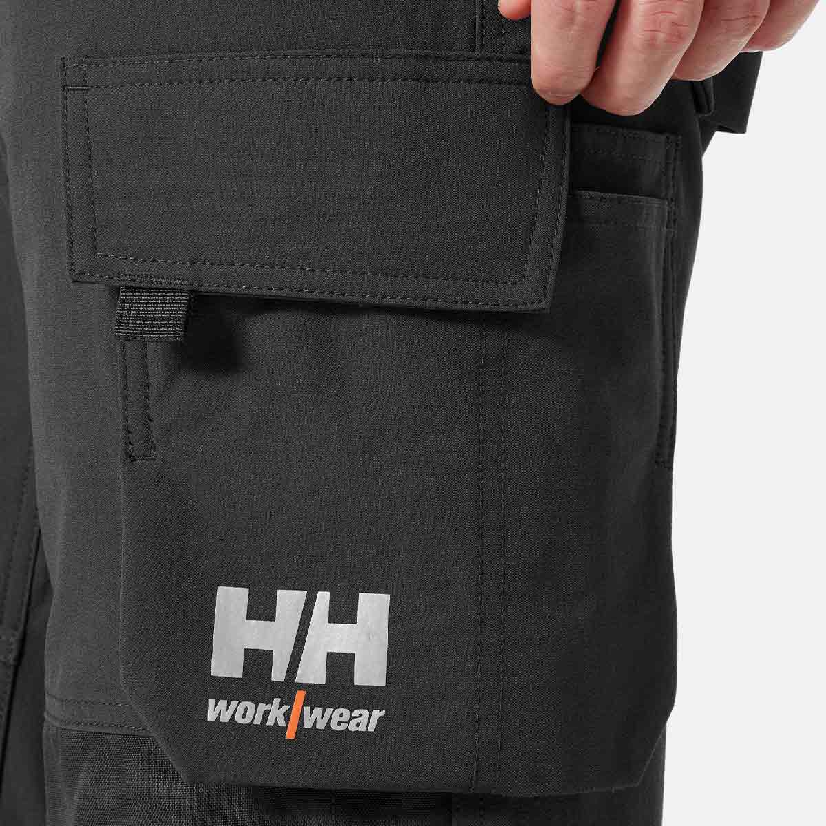 Helly Hansen Alna 4X Work Pant CL1 - Orange/Ebony - Cargo Pocket Helly Hansen Alna 4X Work Pant CL1 - Orange/Ebony - Cargo Pocket