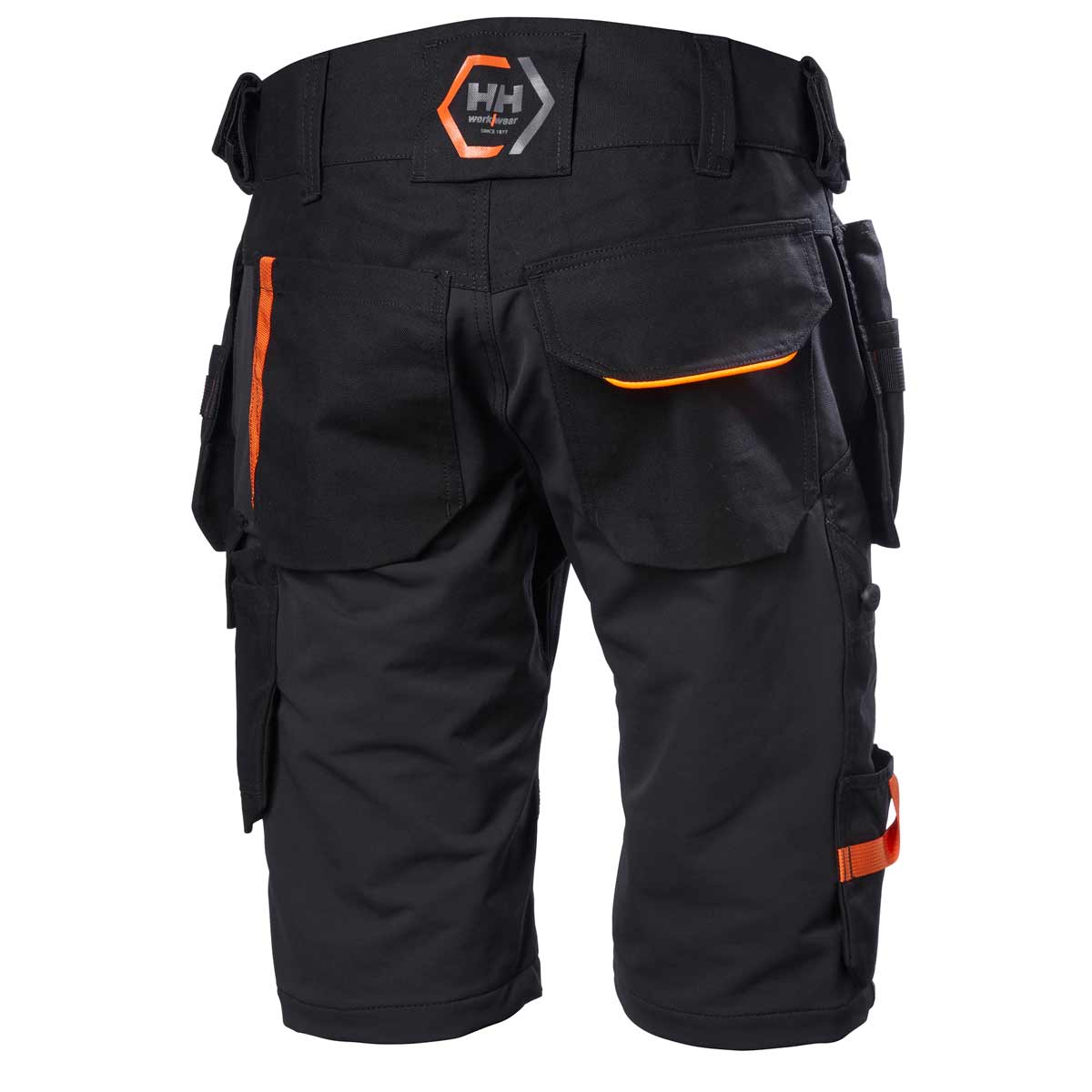 Helly Hansen Chelsea Evolution Construction Shorts Black Rear Helly Hansen Chelsea Evolution Construction Shorts Black Rear