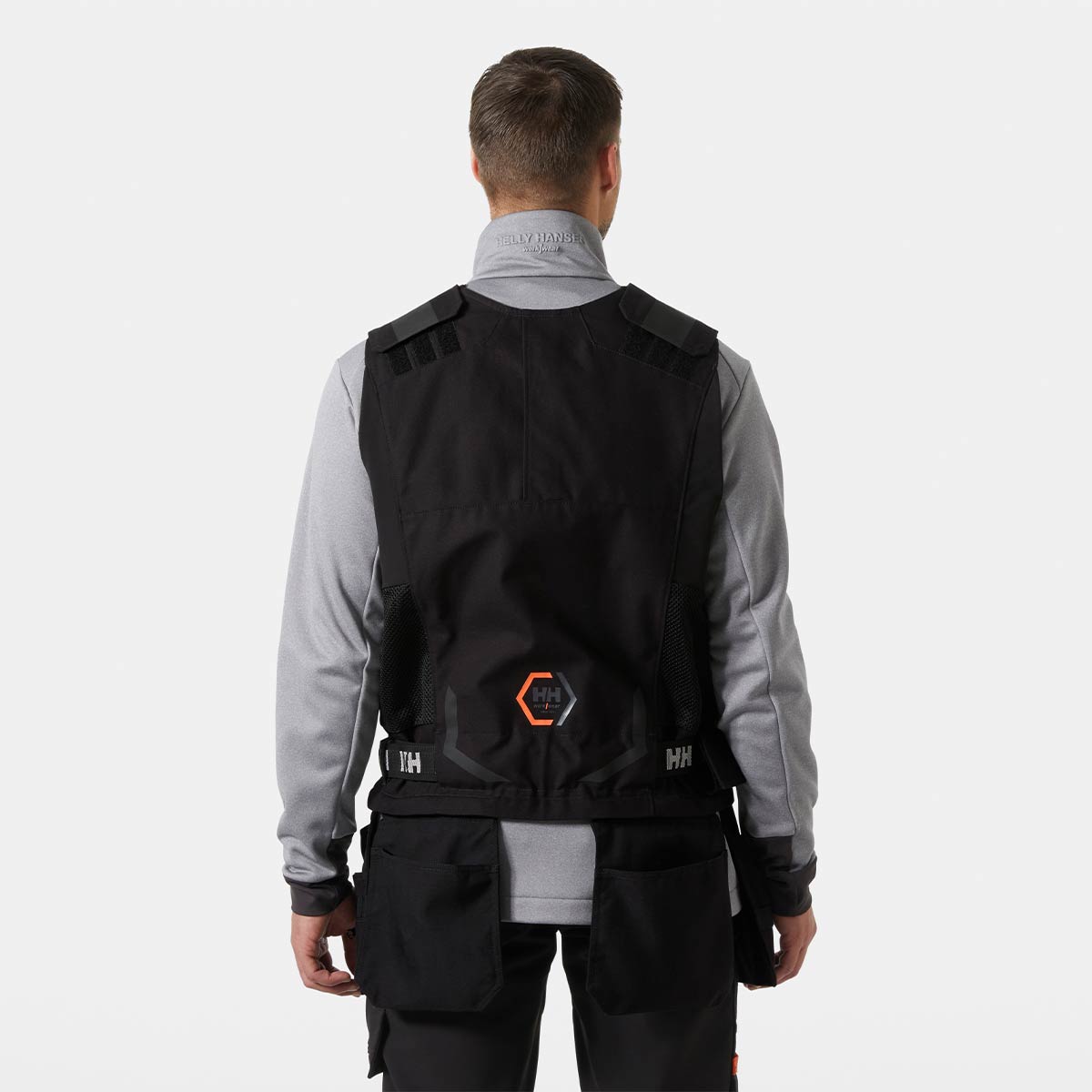 Helly Hansen Chelsea Evolution Construction Vest - Rear Helly Hansen Chelsea Evolution Construction Vest - Rear