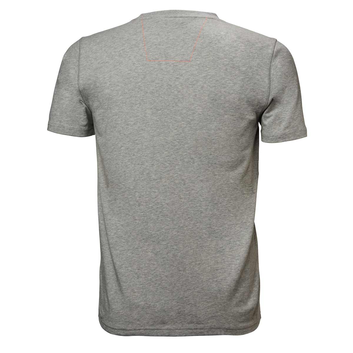 Helly Hansen Chelsea Evolution T-Shirt - Grey Rear Helly Hansen Chelsea Evolution T-Shirt - Grey Rear