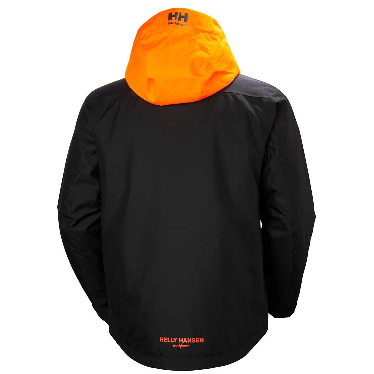 Helly Hansen Chelsea Evolution Winter Jacket - Ebony Rear Helly Hansen Chelsea Evolution Winter Jacket - Ebony Rear