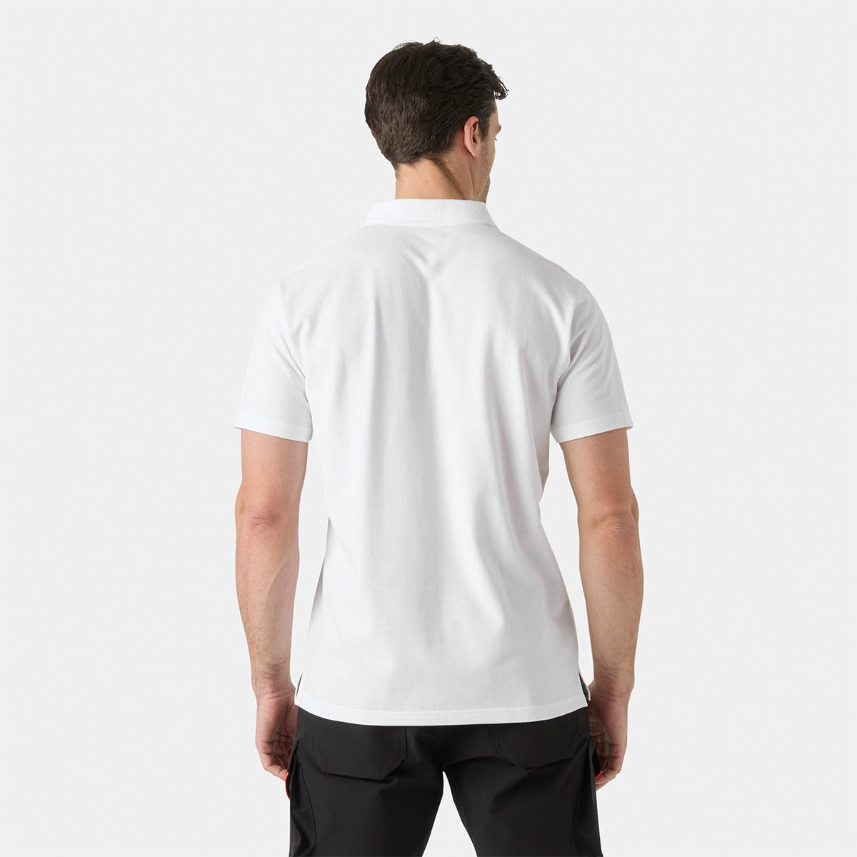 Helly Hansen Classic 2.0 Polo Shirt - White - Rear Helly Hansen Classic 2.0 Polo Shirt - White - Rear