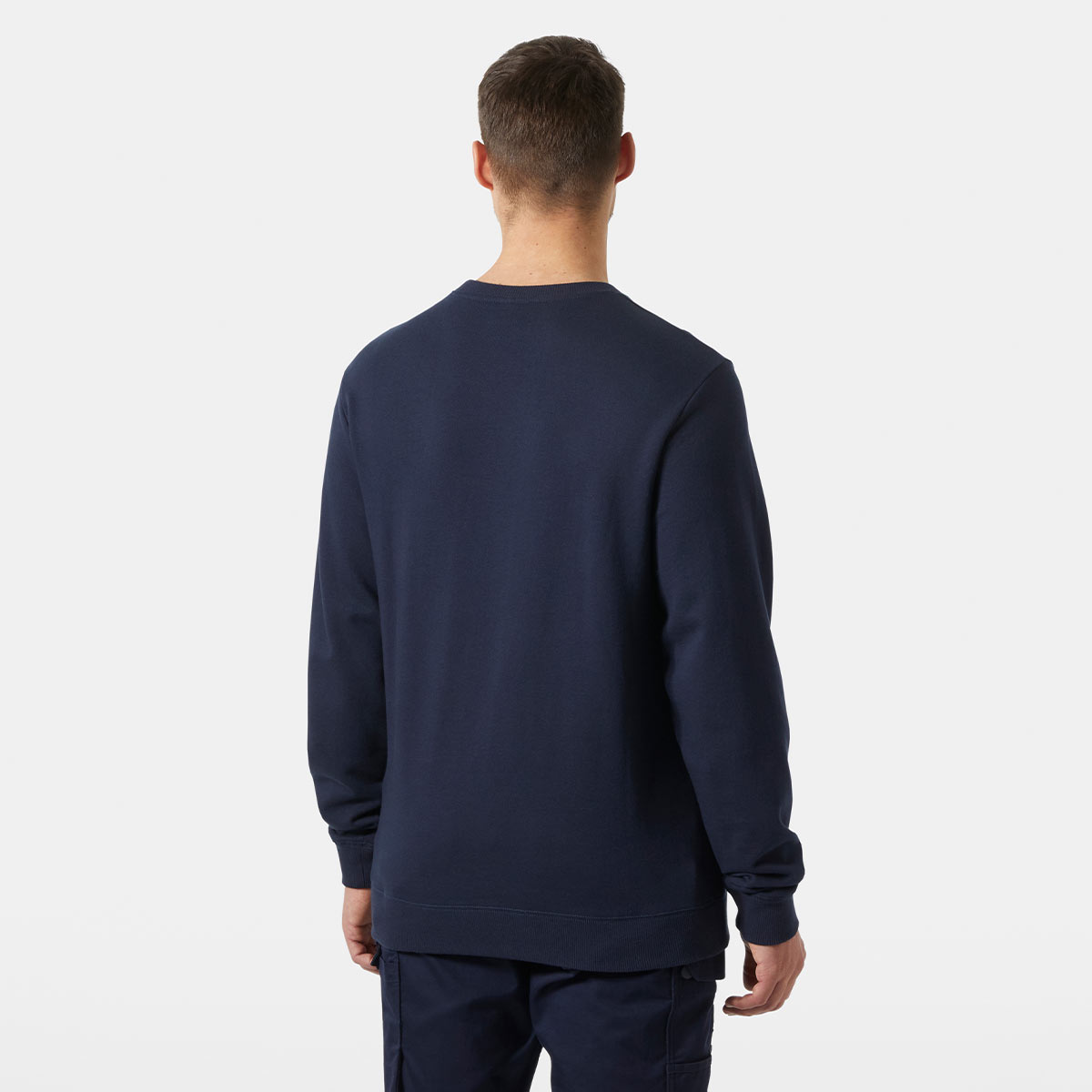 Helly Hansen Classic 2.0 Sweatshirt - Navy - Rear Helly Hansen Classic 2.0 Sweatshirt - Navy - Rear