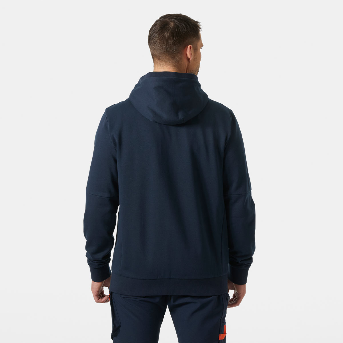 Helly Hansen Evo Zip Hoodie - Navy - Rear Helly Hansen Evo Zip Hoodie - Navy - Rear