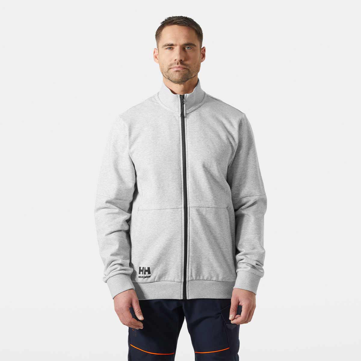 Helly Hansen Evo Zip Sweatshirt - Grey Melange Helly Hansen Evo Zip Sweatshirt - Grey Melange