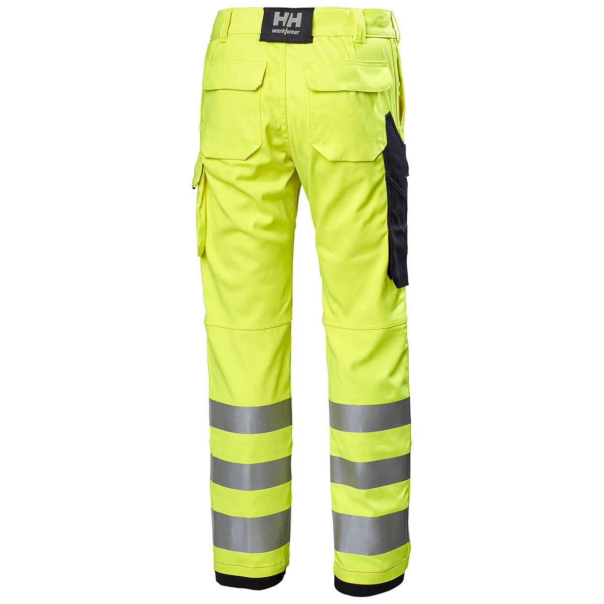 Helly Hansen Fyre HiVis Work Pant Class 2 Rear Helly Hansen Fyre HiVis Work Pant Class 2 Rear