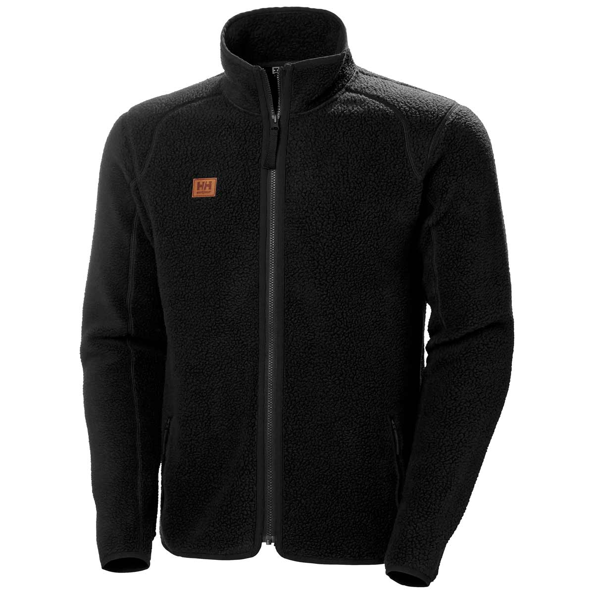 Helly-Hansen-Heritage-Pile-Jacket-Front-Black Helly-Hansen-Heritage-Pile-Jacket-Front-Black