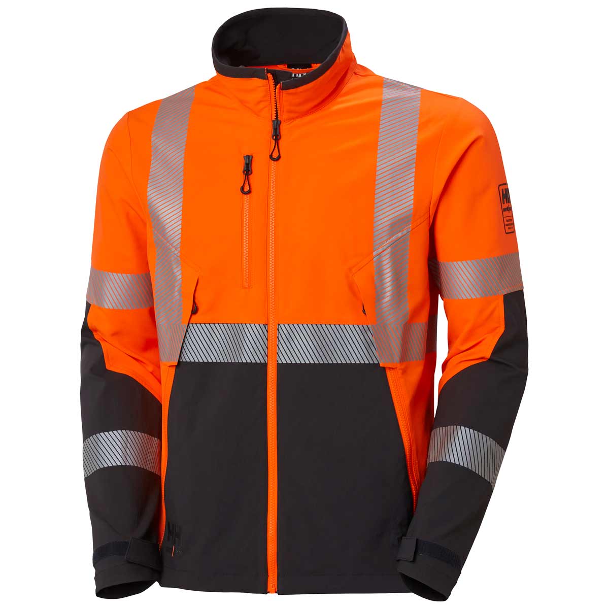 Helly-Hansen-ICU-BRZ-Jacket-Orange-Ebony-Front Helly-Hansen-ICU-BRZ-Jacket-Orange-Ebony-Front