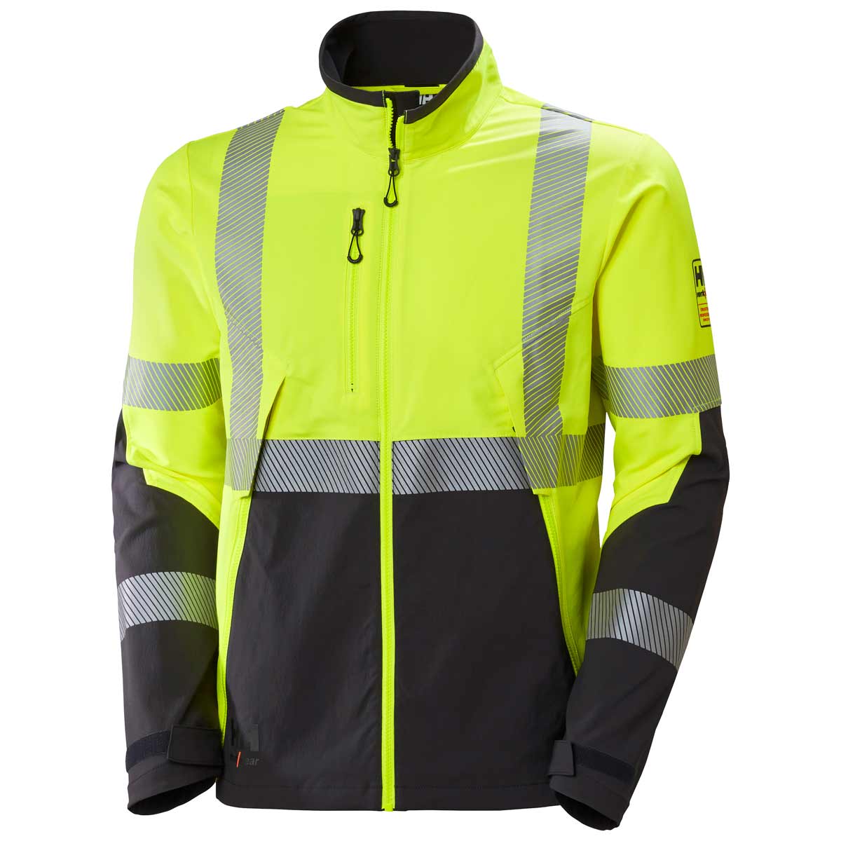 Helly-Hansen-ICU-BRZ-Jacket-Yellow-Ebony-Front Helly-Hansen-ICU-BRZ-Jacket-Yellow-Ebony-Front