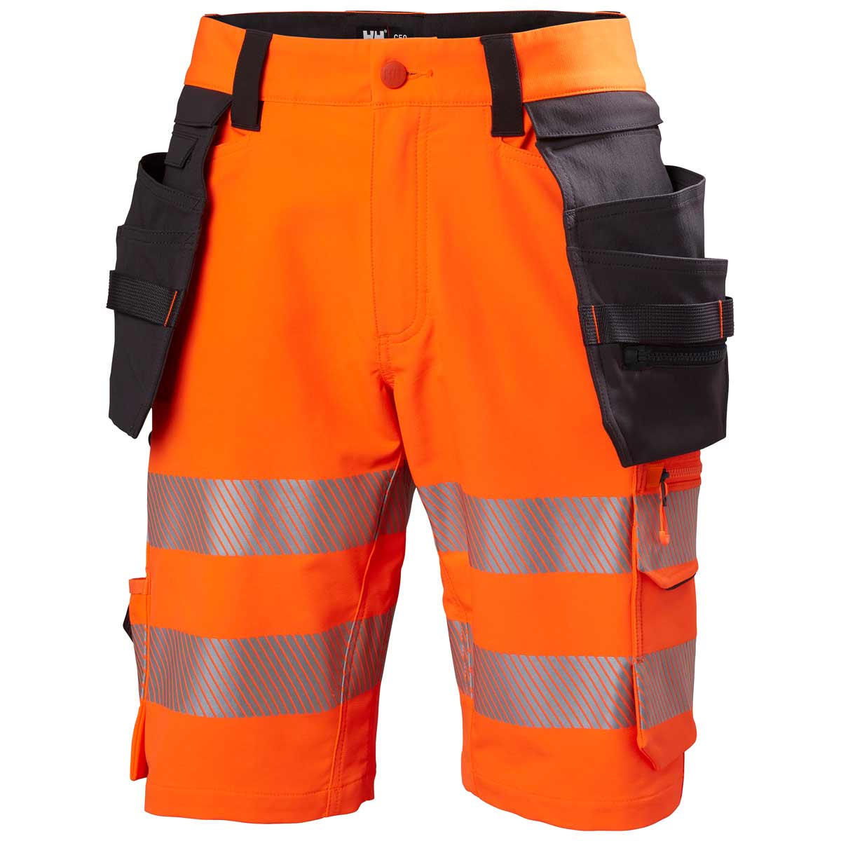 Helly-Hansen-ICU-Construction-Shorts-Orange-front Helly-Hansen-ICU-Construction-Shorts-Orange-front