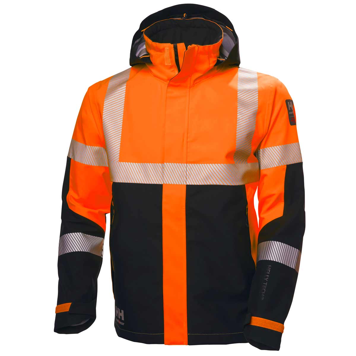 Helly Hansen ICU Hi Vis 3 Layer Waterproof Shell Jacket Helly Hansen ICU Hi Vis 3 Layer Waterproof Shell Jacket