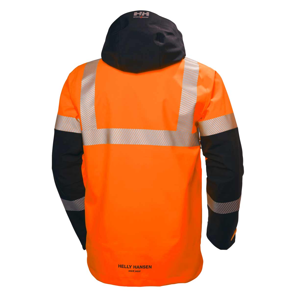 Helly Hansen ICU Hi Vis 3 Layer Waterproof Shell Jacket Helly Hansen ICU Hi Vis 3 Layer Waterproof Shell Jacket