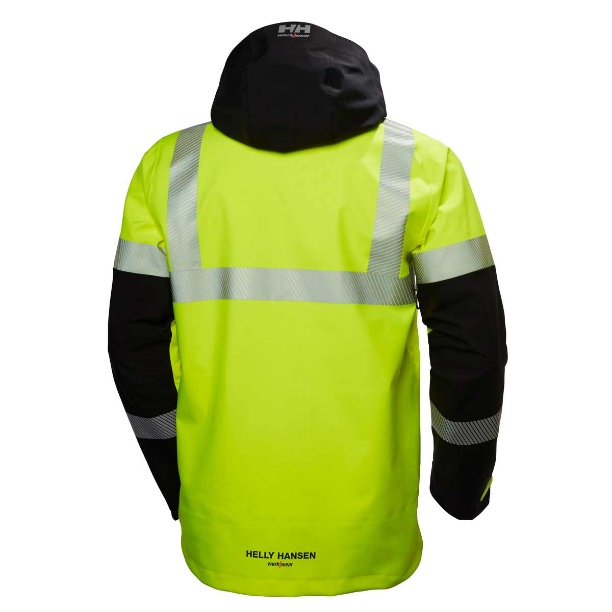 Helly Hansen ICU Hi Vis 3 Layer Waterproof Shell Jacket Helly Hansen ICU Hi Vis 3 Layer Waterproof Shell Jacket