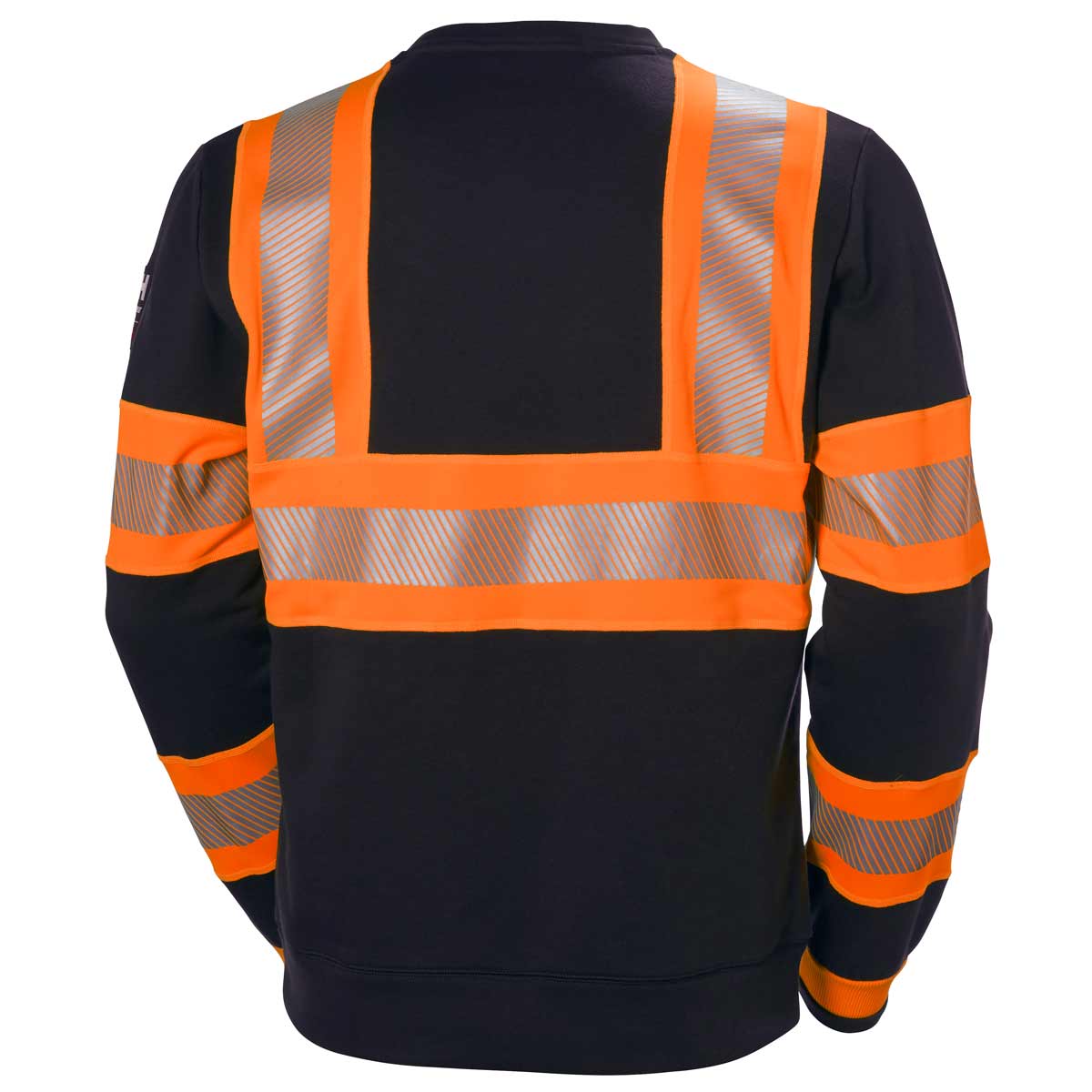 Helly-Hansen-ICU-Sweatshirt-Orange-Rear Helly-Hansen-ICU-Sweatshirt-Orange-Rear