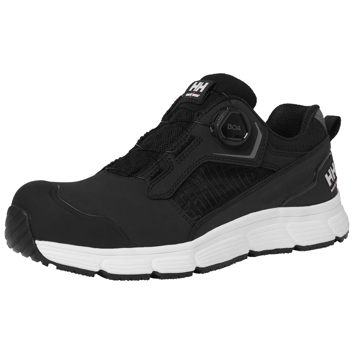 Helly Hansen Kensington MXR Sandal BOA S1PL Safety Work Shoes - Black Angle View Helly Hansen Kensington MXR Sandal BOA S1PL Safety Work Shoes - Black Angle View
