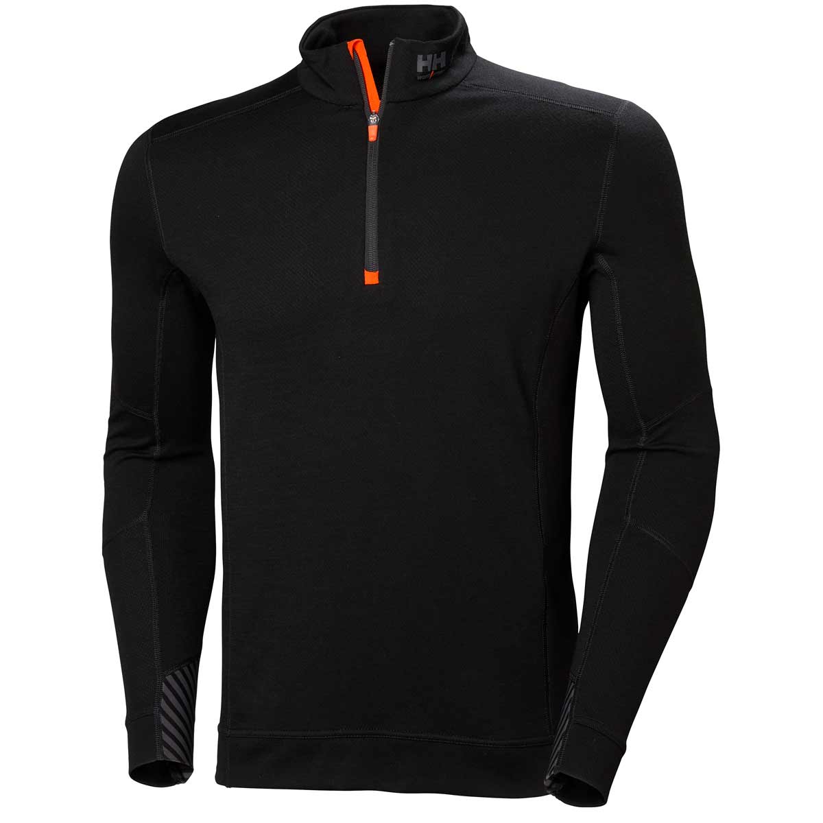 Helly-Hansen-Lifa-Merino-Half-Zip-Black-Front Helly-Hansen-Lifa-Merino-Half-Zip-Black-Front