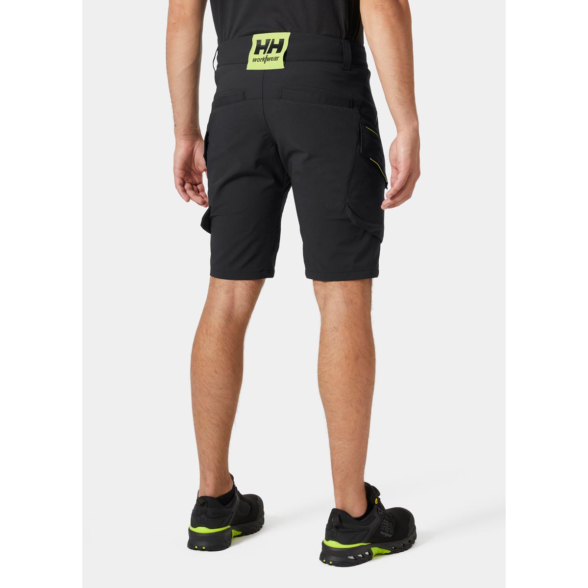 Helly Hansen Magni Evolution HH Connect Cargo Shorts On Model Rear Helly Hansen Magni Evolution HH Connect Cargo Shorts On Model Rear