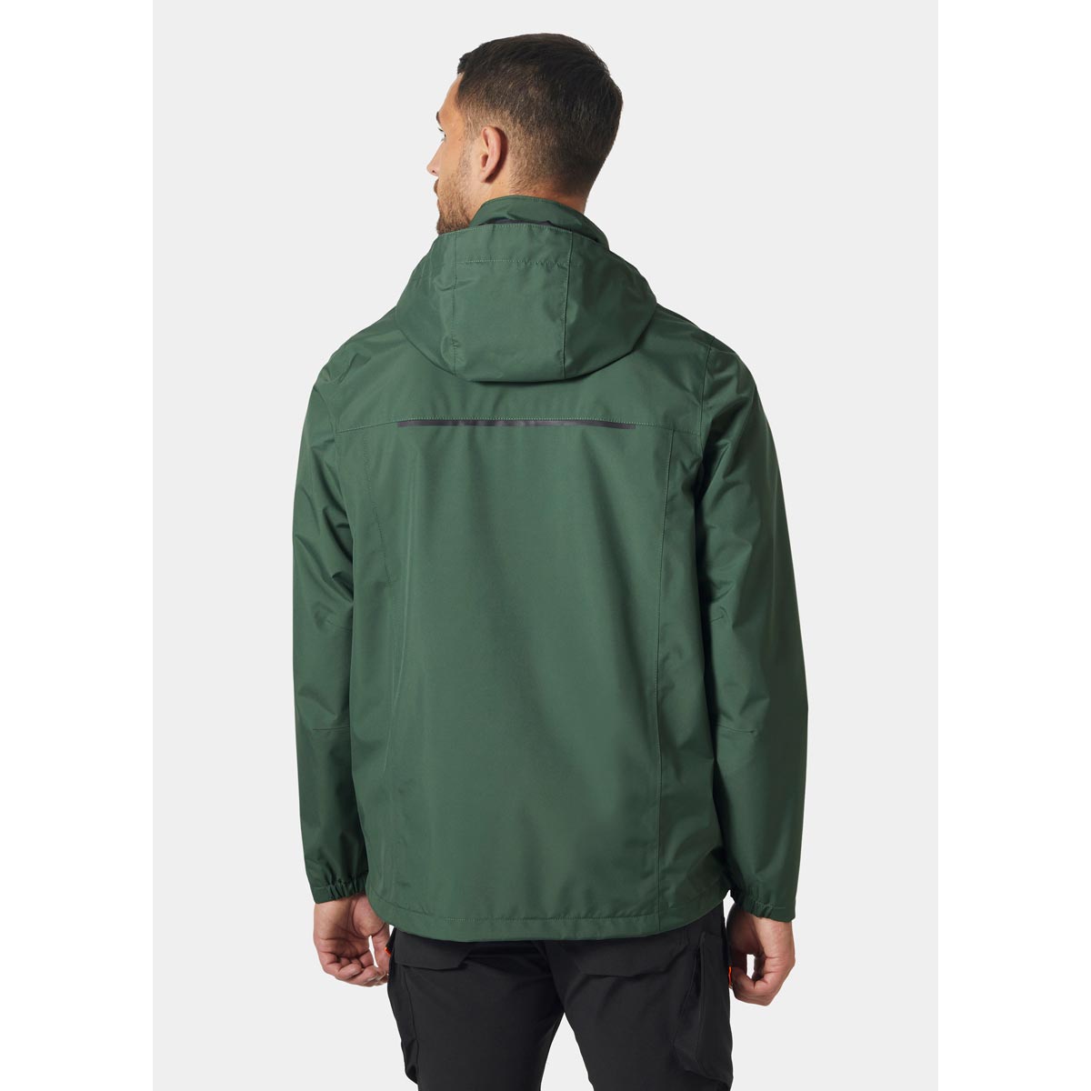 Helly Hansen Manchester 2.0 Shell Work Jacket Spruce Rear Helly Hansen Manchester 2.0 Shell Work Jacket Spruce Rear