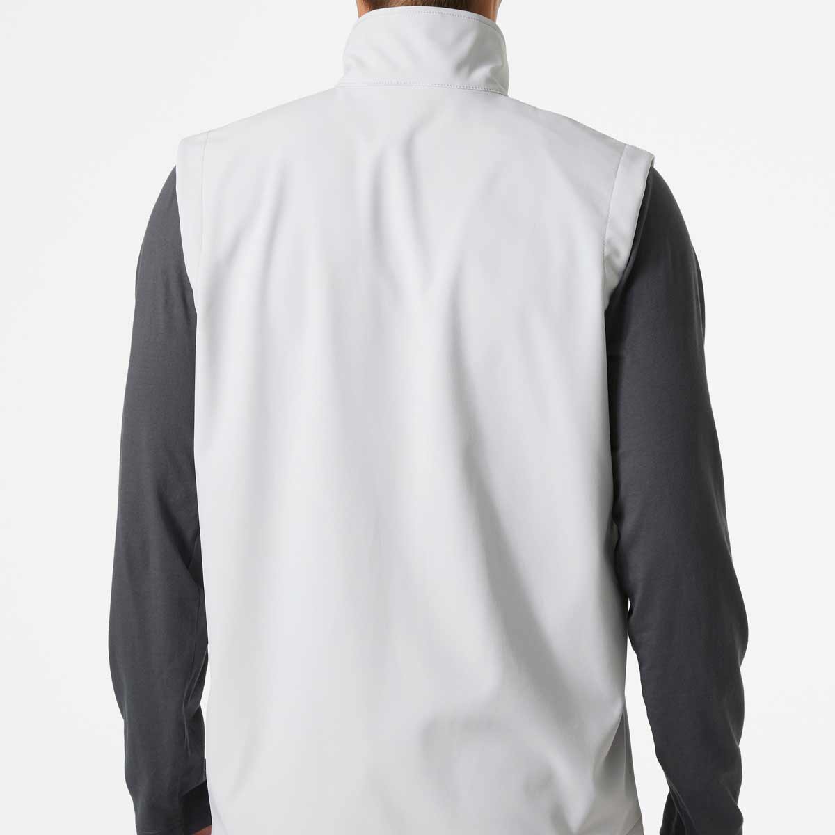 Helly-Hansen-Manchester-2.0-Zip-In-Softshell-Vest-Grey-Fog-onbody rear Helly-Hansen-Manchester-2.0-Zip-In-Softshell-Vest-Grey-Fog-onbody rear