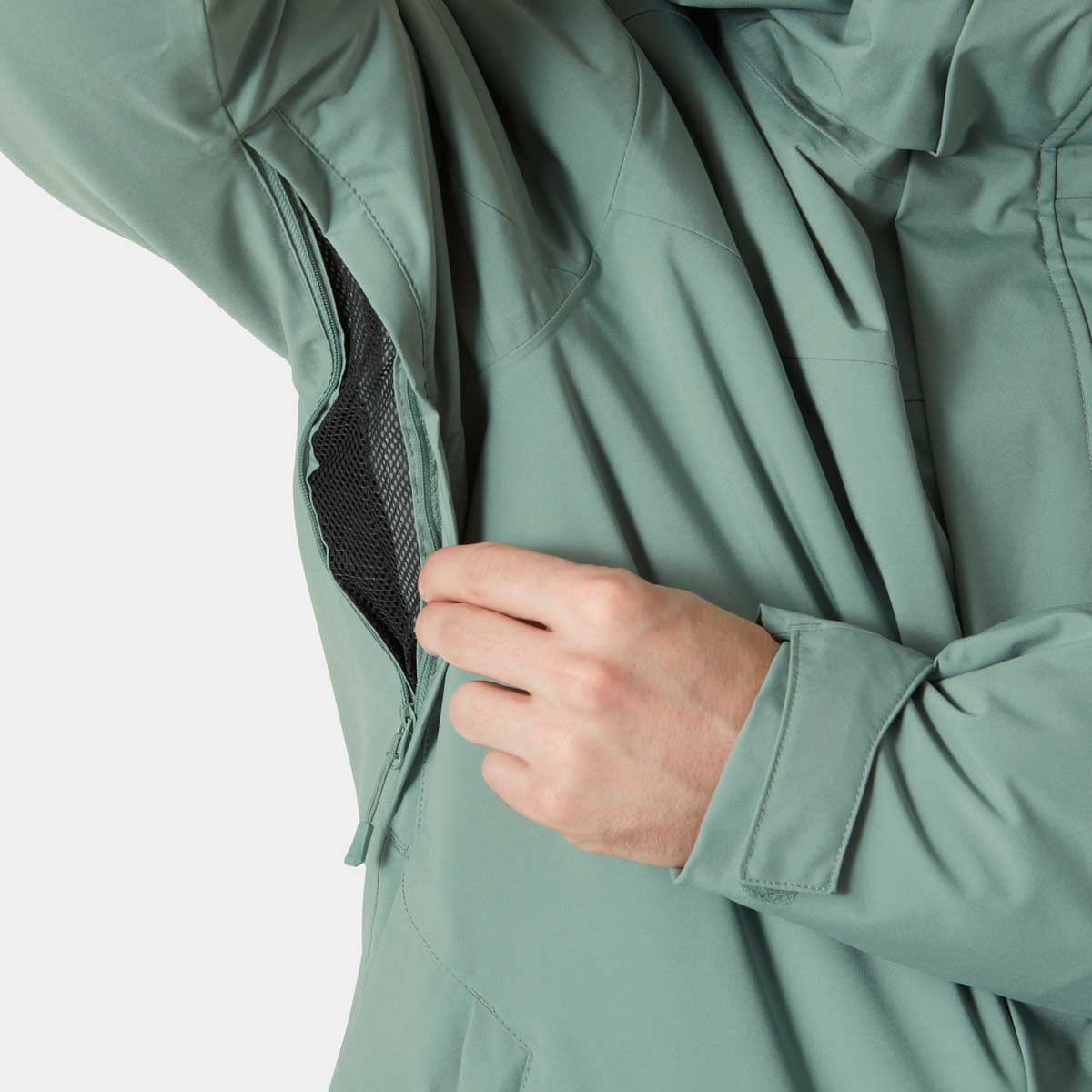 Helly Hansen Men's Panorama Ski Jacket - cactus side vents Helly Hansen Men's Panorama Ski Jacket - cactus side vents