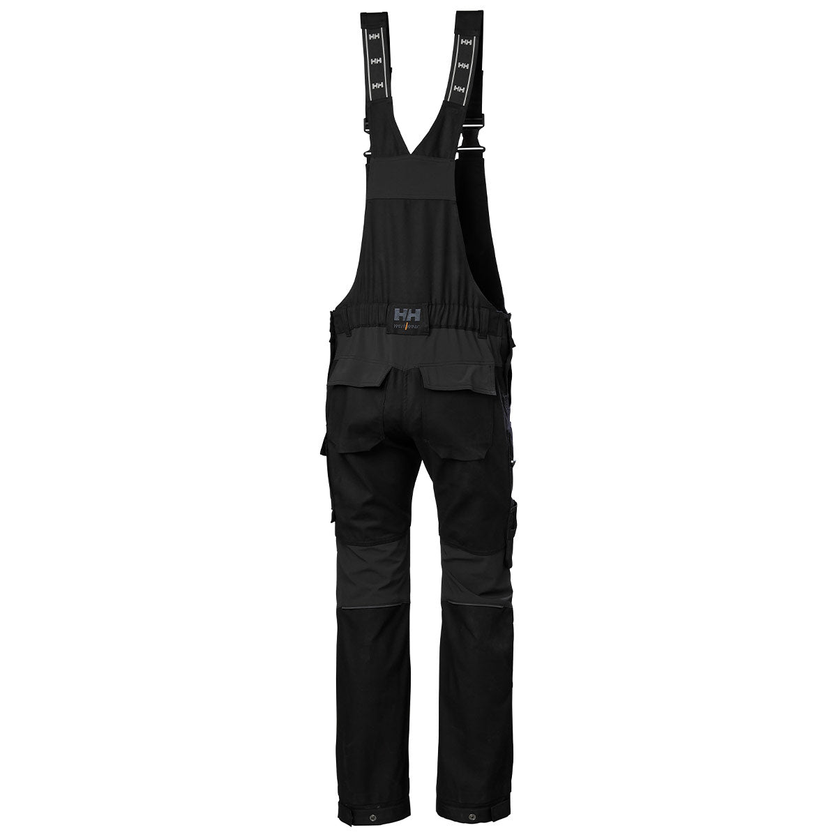 Helly Hansen Oxford 2.0 HH Connect™ Bib Pant - Black - Rear Helly Hansen Oxford 2.0 HH Connect™ Bib Pant - Black - Rear