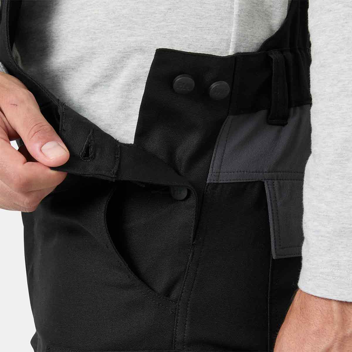 Helly Hansen Oxford 2.0 HH Connect™ Bib Pant - Black/Ebony - Waist Adjustment Helly Hansen Oxford 2.0 HH Connect™ Bib Pant - Black/Ebony - Waist Adjustment