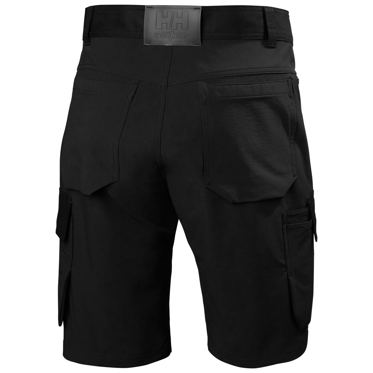 Helly Hansen Oxford 4X Cargo Shorts - Black Rear Helly Hansen Oxford 4X Cargo Shorts - Black Rear