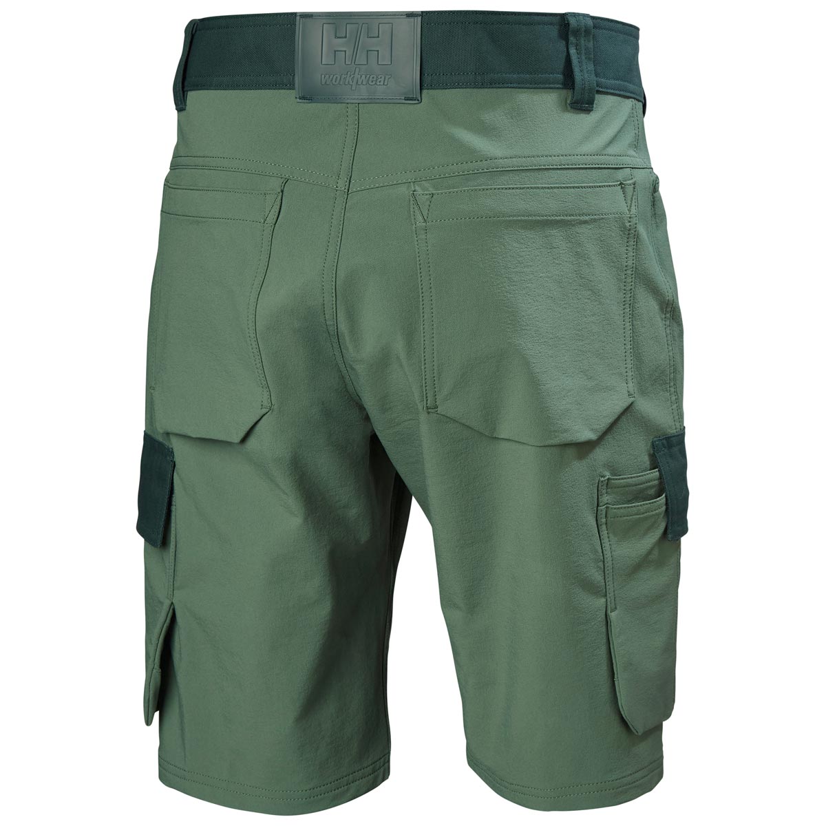 Helly Hansen Oxford 4X Cargo Shorts - Spruce Rear Helly Hansen Oxford 4X Cargo Shorts - Spruce Rear