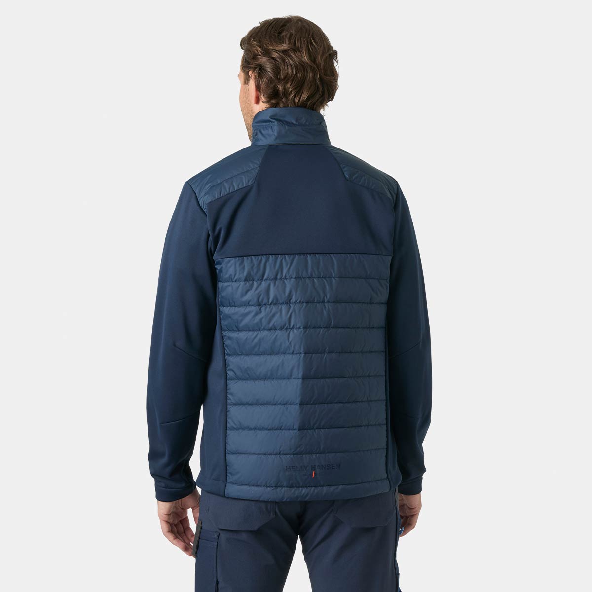 Helly Hansen Oxford Hybrid Insulated Jacket - Navy - Rear Helly Hansen Oxford Hybrid Insulated Jacket - Navy - Rear