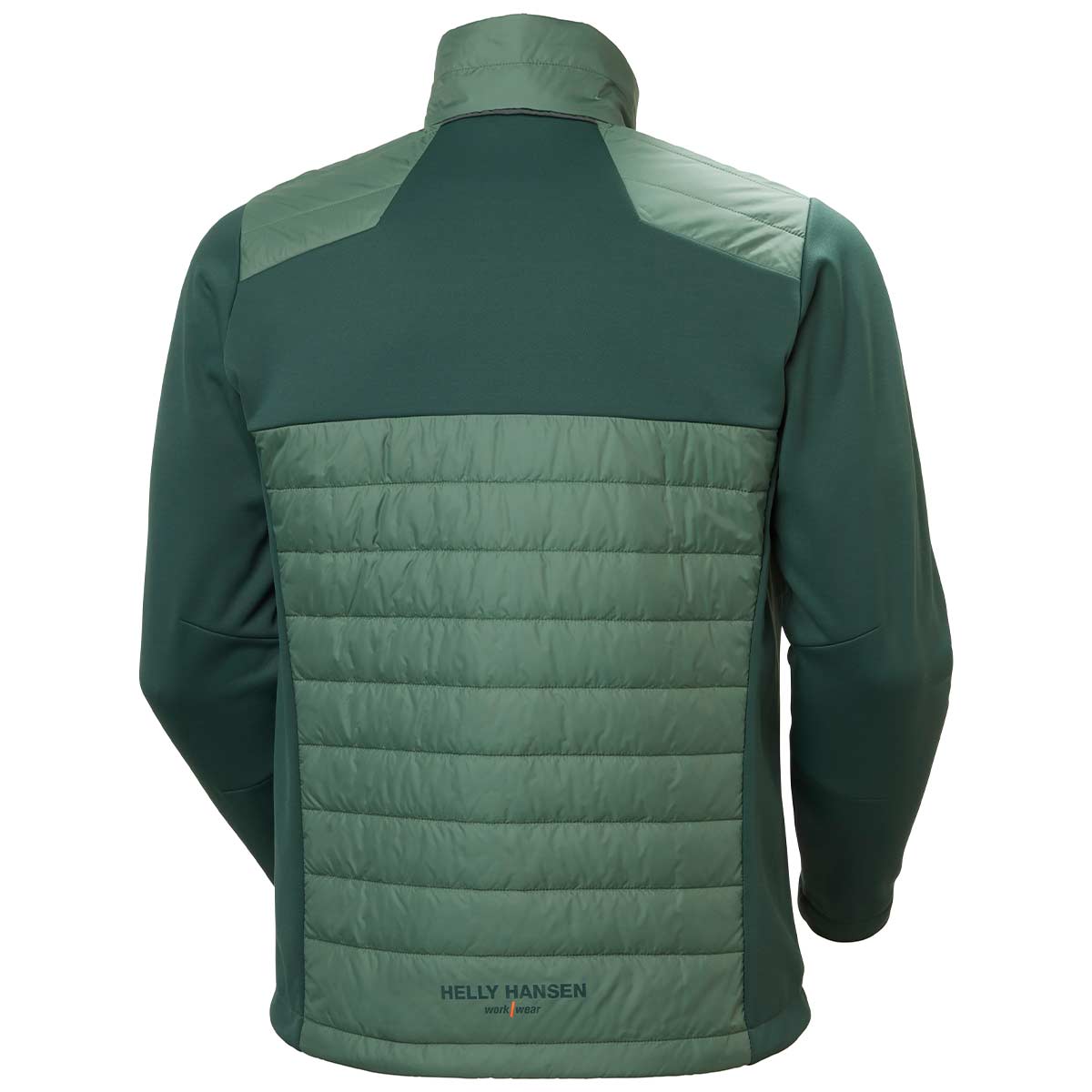 Helly Hansen Oxford Hybrid Insulated Jacket - Spruce/Darkest Spruce - Rear Helly Hansen Oxford Hybrid Insulated Jacket - Spruce/Darkest Spruce - Rear