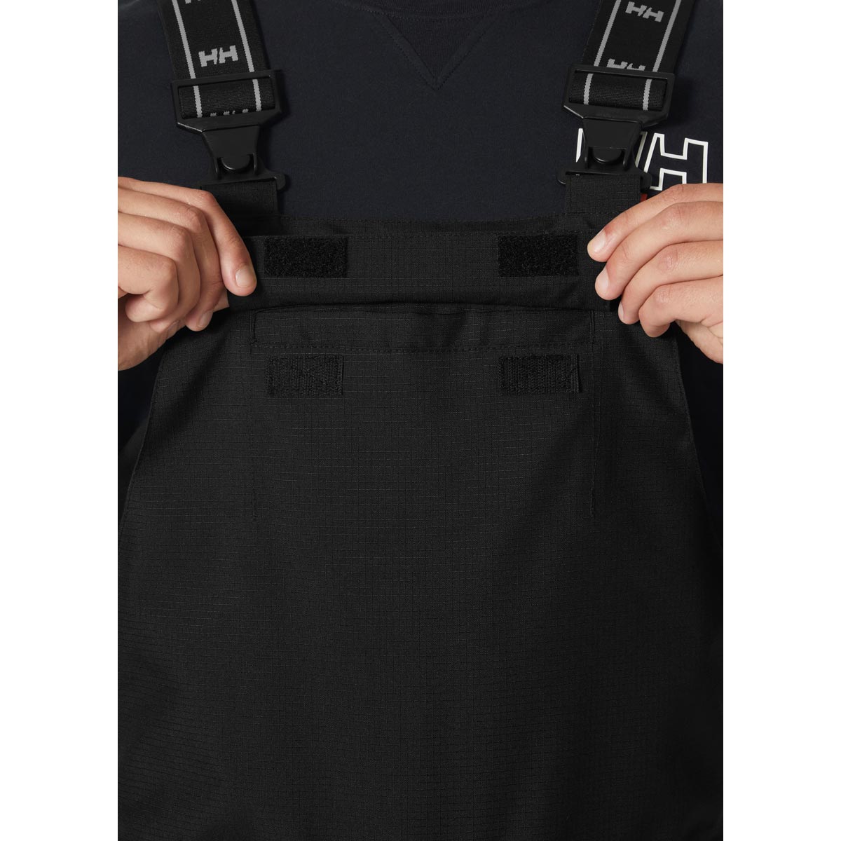 Helly Hansen Oxford Shell Cargo Bib Trousers - Front pocket Detail Helly Hansen Oxford Shell Cargo Bib Trousers - Front pocket Detail