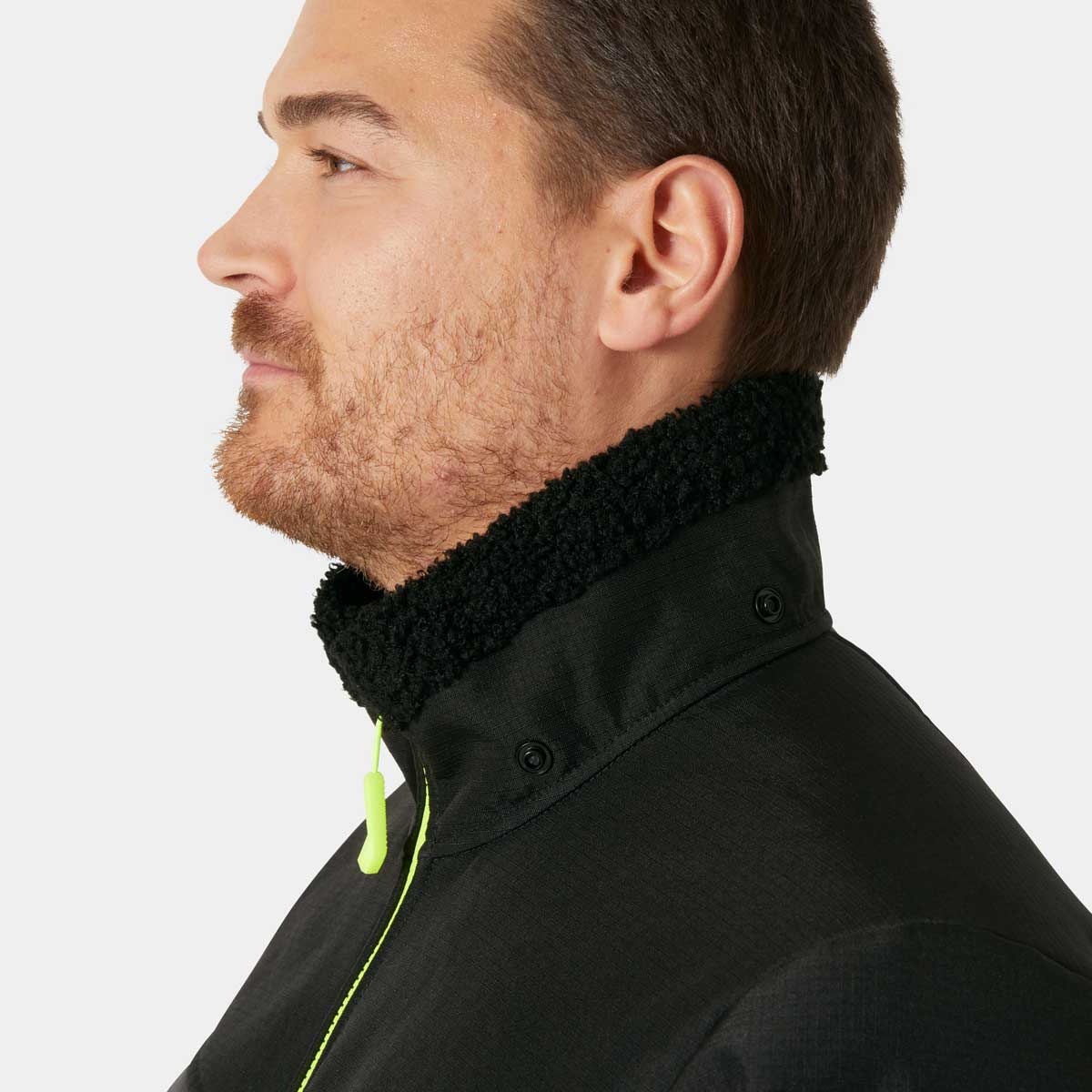Helly Hansen Oxford Winter Softshell Jacket - collar detail Helly Hansen Oxford Winter Softshell Jacket - collar detail