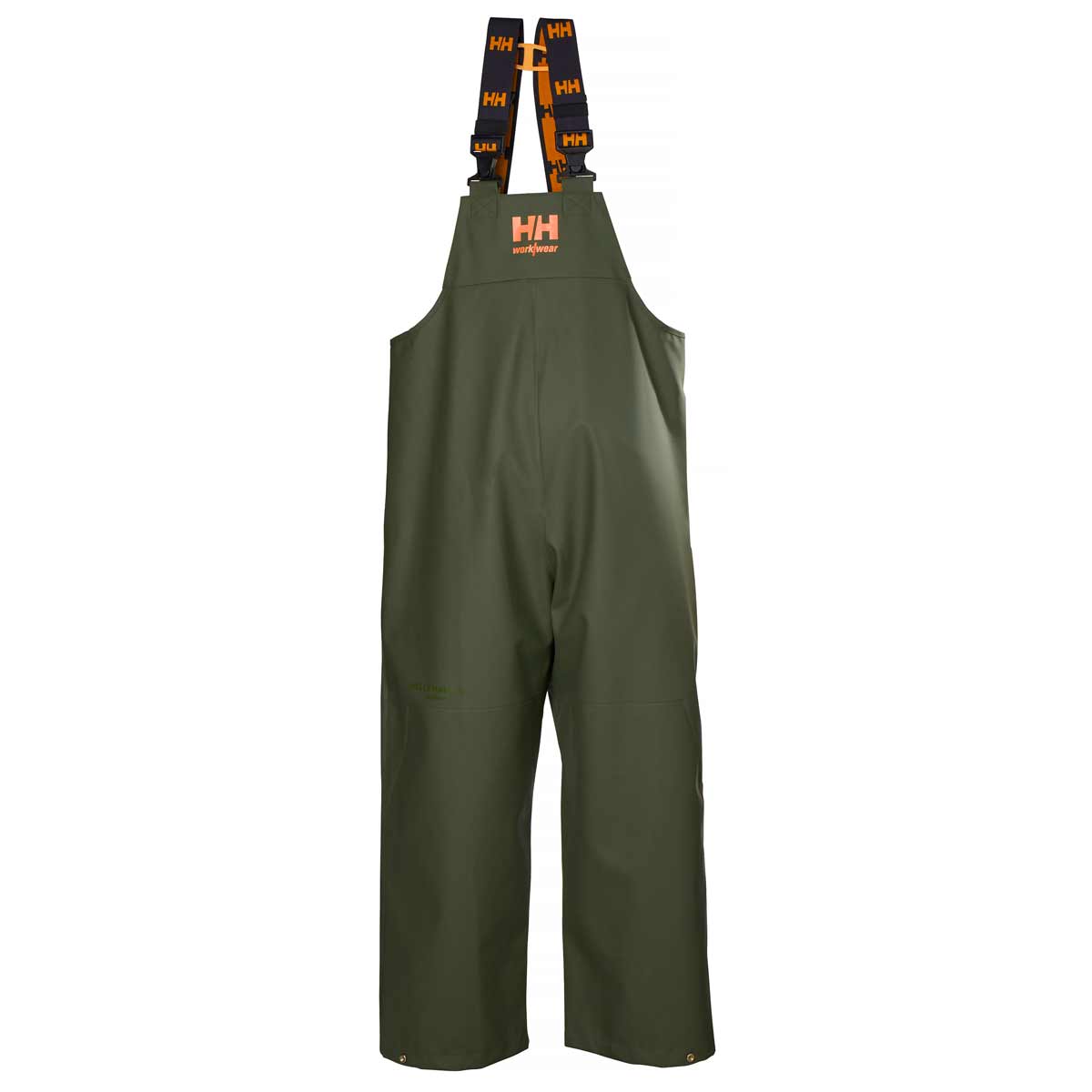 Helly-Hansen-Storm-Waterproof-Rain-Bib-Green-Rear Helly-Hansen-Storm-Waterproof-Rain-Bib-Green-Rear
