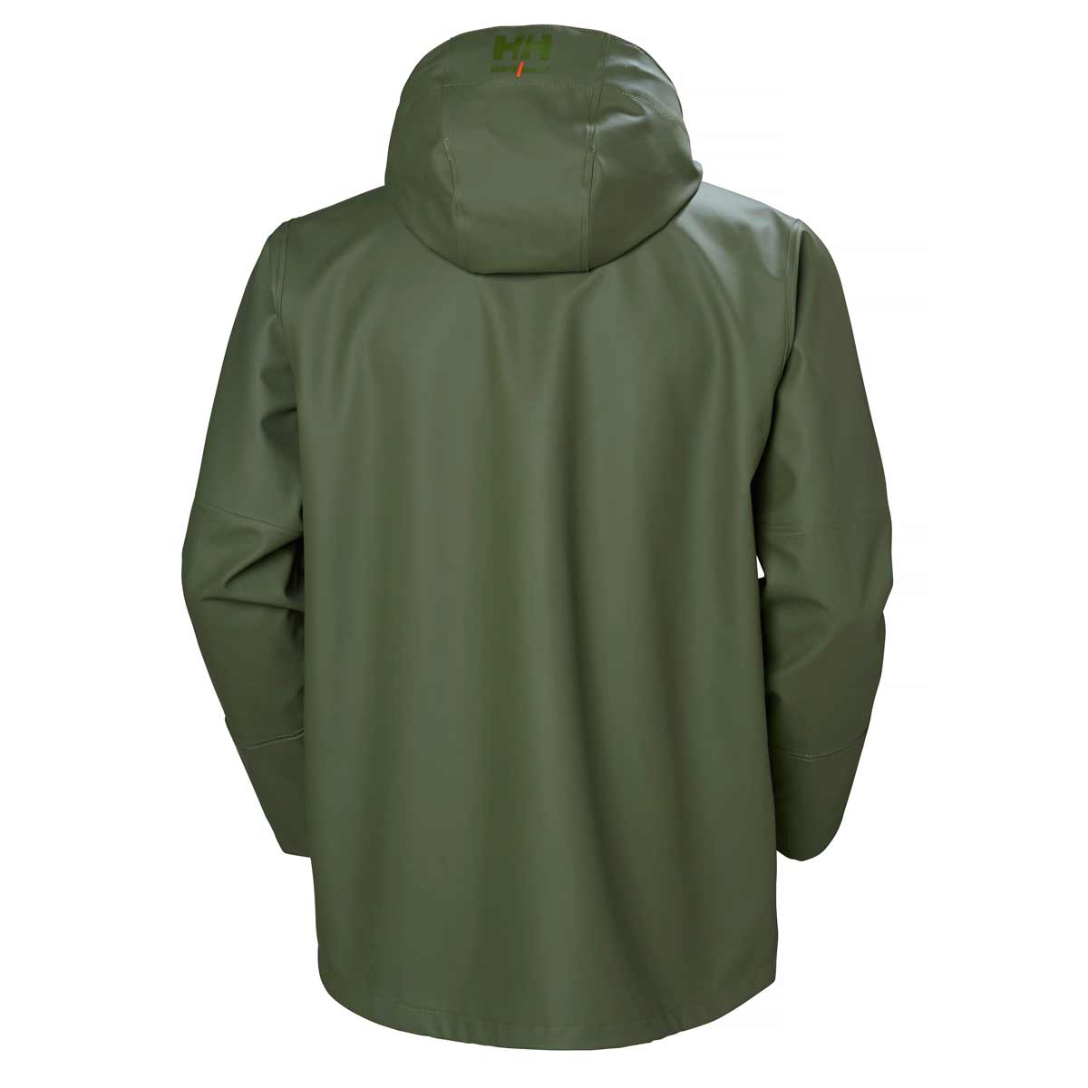 Helly Hansen Storm Waterproof Rain Jacket Green Rear Helly Hansen Storm Waterproof Rain Jacket Green Rear