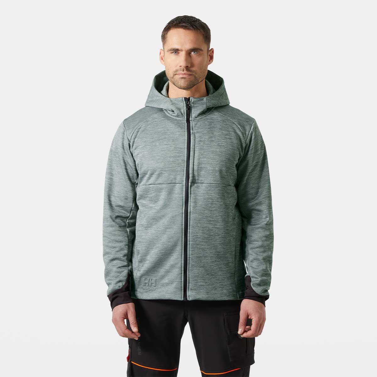 Helly Hansen Tech Hooded Midlayer - Grey Melange Helly Hansen Tech Hooded Midlayer - Grey Melange