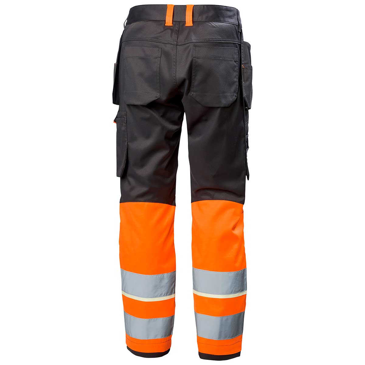 Helly Hansen UC-ME Construction Pant Class 1 Hi-Vis Orange - Ebony Rear Helly Hansen UC-ME Construction Pant Class 1 Hi-Vis Orange - Ebony Rear