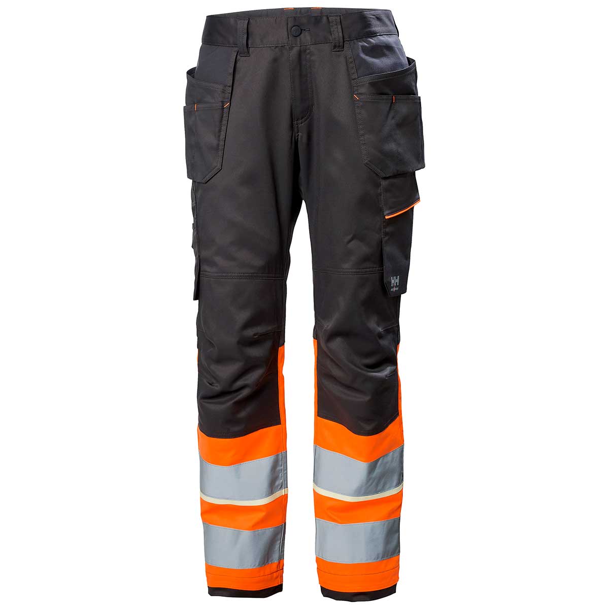 Helly Hansen UC-ME Construction Pant Class 1 Hi-Vis Orange - Ebony Helly Hansen UC-ME Construction Pant Class 1 Hi-Vis Orange - Ebony