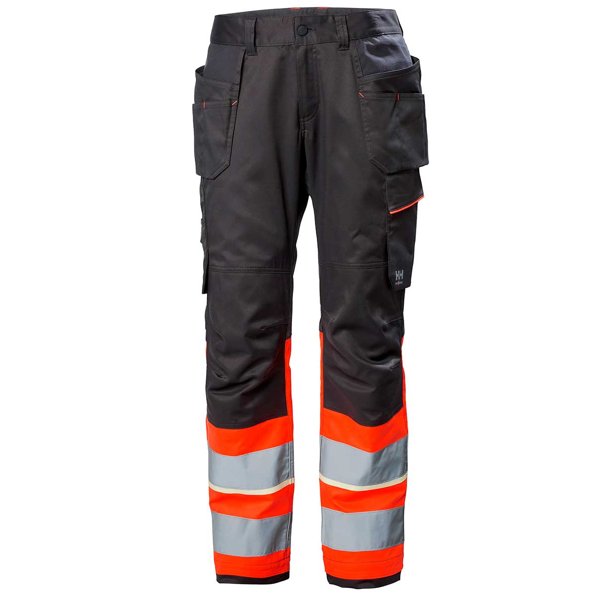 Helly Hansen UC-ME Construction Pant Class 1 Hi-Vis Red - Ebony Helly Hansen UC-ME Construction Pant Class 1 Hi-Vis Red - Ebony
