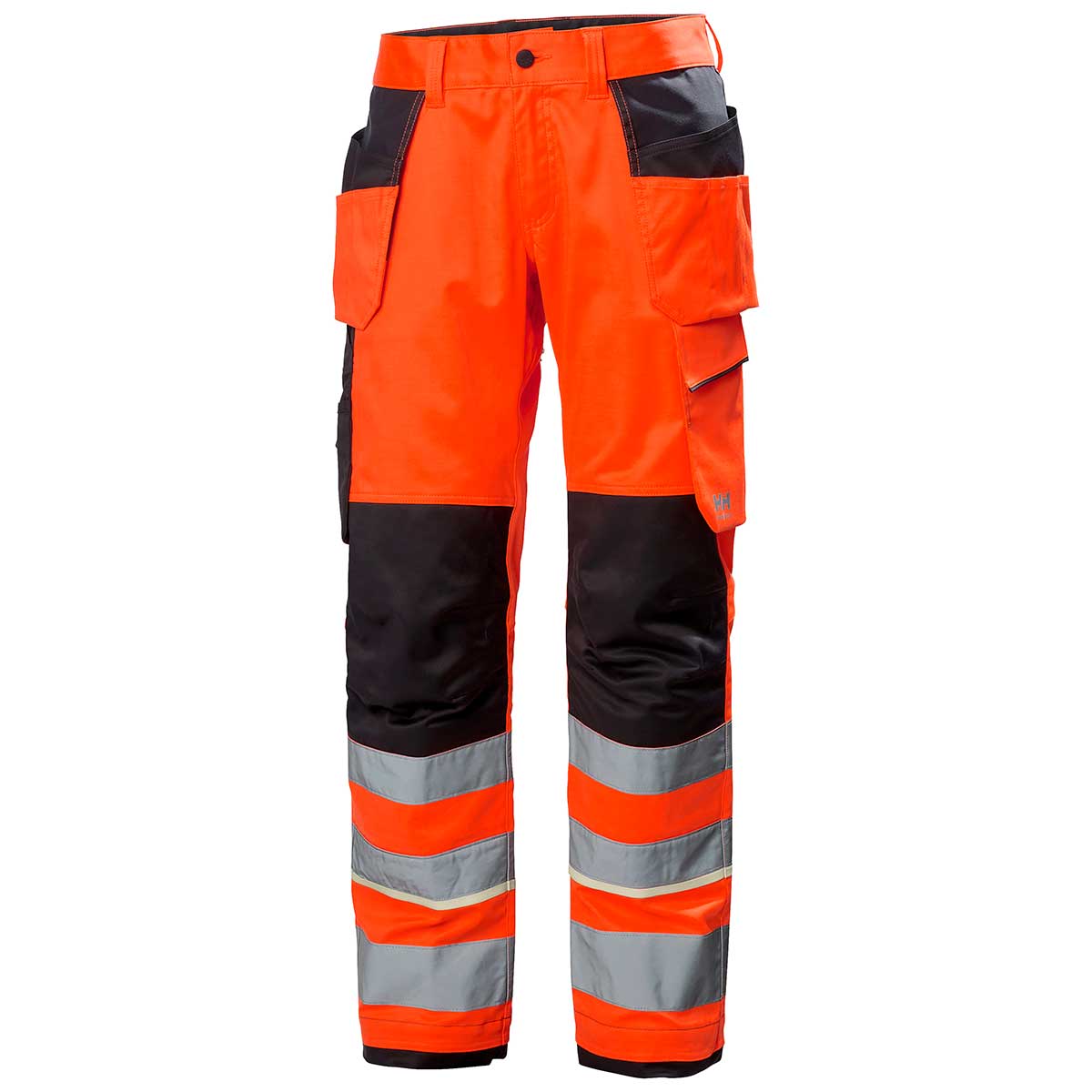 Helly Hansen UC-ME Construction Pant Class 2 Hi-Vis Red/Ebony Helly Hansen UC-ME Construction Pant Class 2 Hi-Vis Red/Ebony