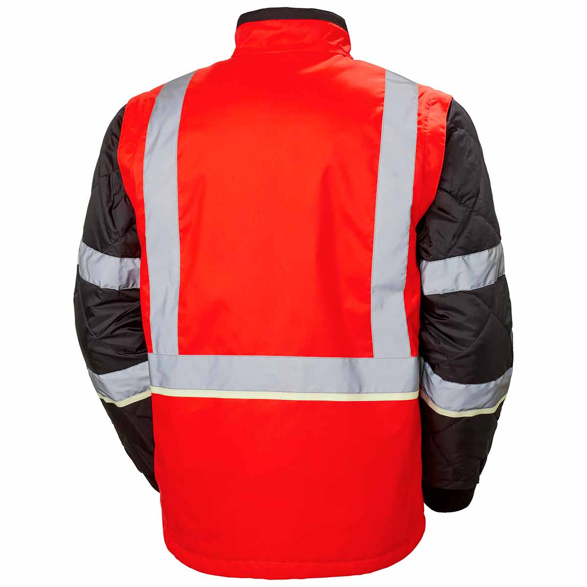 Helly Hansen UC-ME Insulator Hi-Vis Red - Ebony Rear Helly Hansen UC-ME Insulator Hi-Vis Red - Ebony Rear