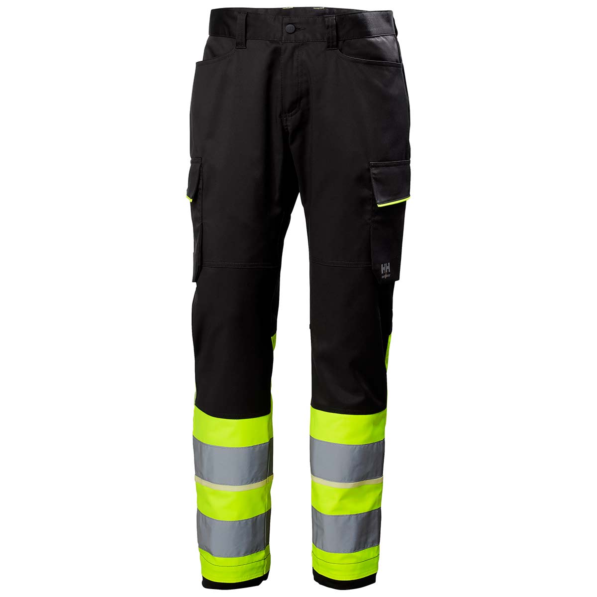 Helly Hansen UC-ME Service Pant Class 1 Hi-Vis Yellow - Ebony Helly Hansen UC-ME Service Pant Class 1 Hi-Vis Yellow - Ebony