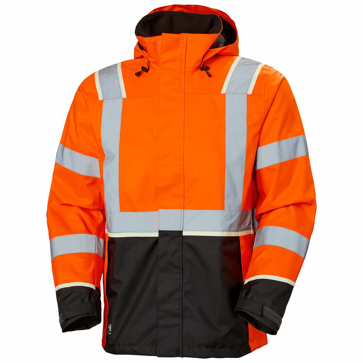Helly Hansen UC-ME Shell Jacket Hi-Vis Orange/Ebony Helly Hansen UC-ME Shell Jacket Hi-Vis Orange/Ebony