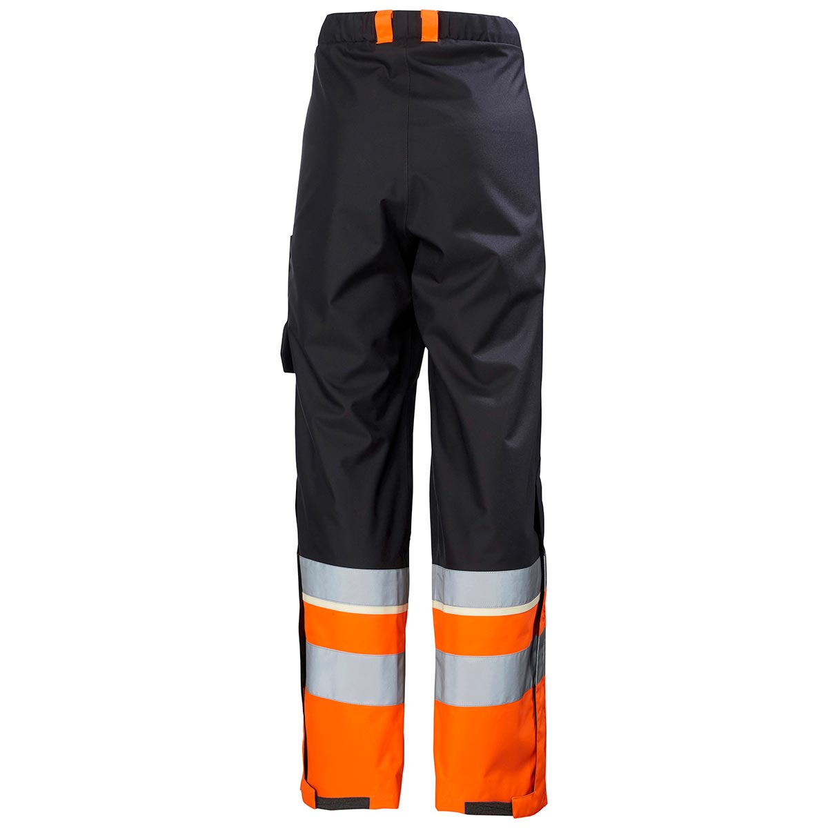 Helly Hansen UC-ME Shell Pant Class 1 Hi-Vis Orange/Ebony Rear Helly Hansen UC-ME Shell Pant Class 1 Hi-Vis Orange/Ebony Rear