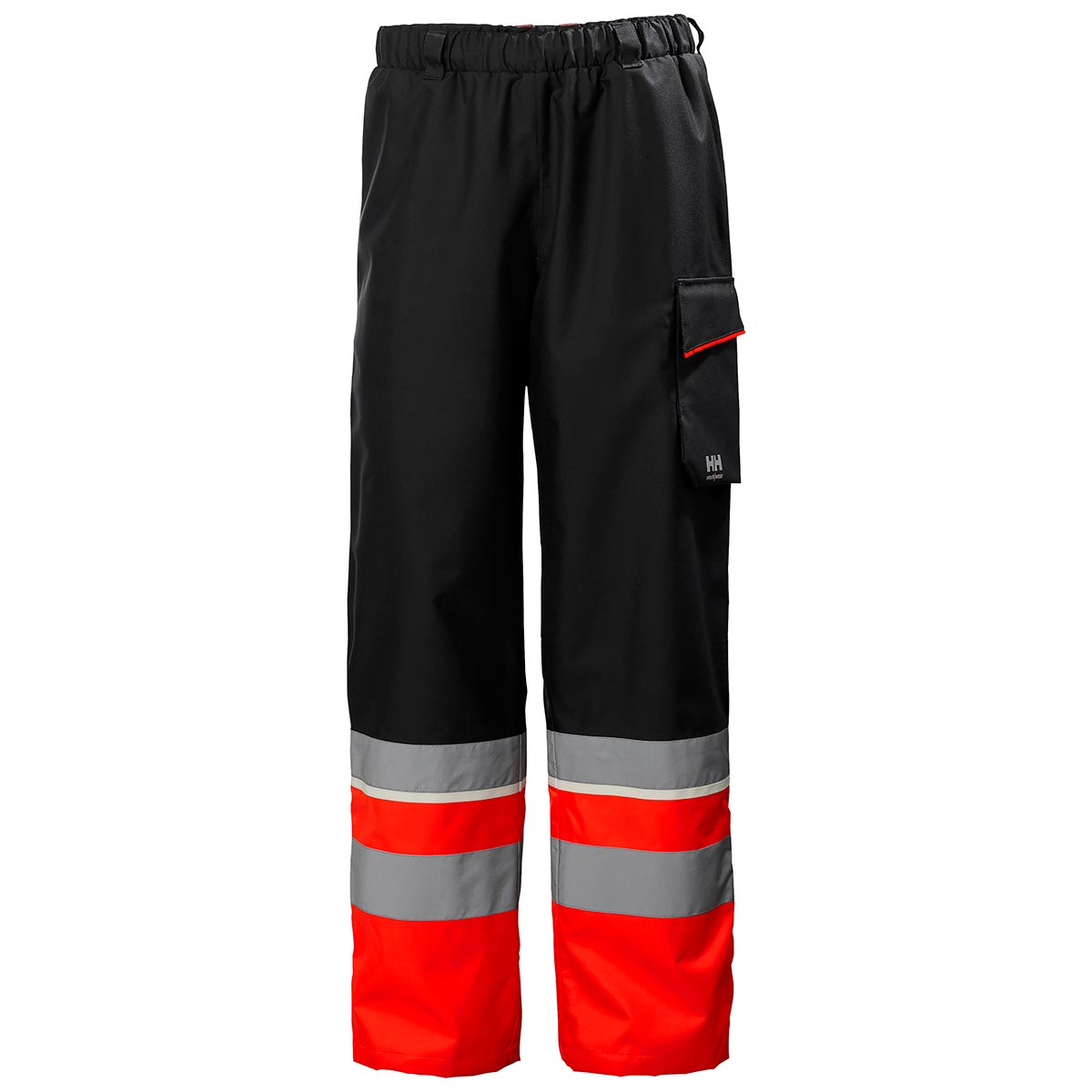 Helly Hansen UC-ME Shell Pant Class 1 Hi-Vis Red/Ebony Helly Hansen UC-ME Shell Pant Class 1 Hi-Vis Red/Ebony